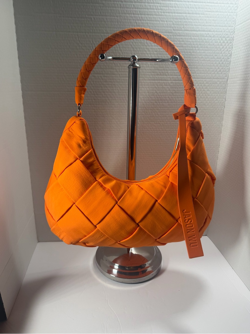 Jason Wu Orange Woven Hobo Bag